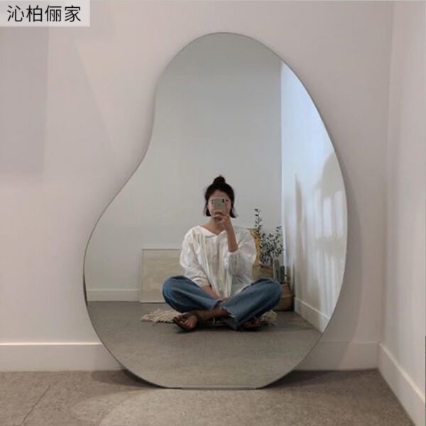 Acrylic Silver Mirror Korean Style Wall Sticker