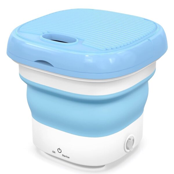 Mini Folding Semi-Automatic Washing Machine  For Clothes With Dryer Bucket.