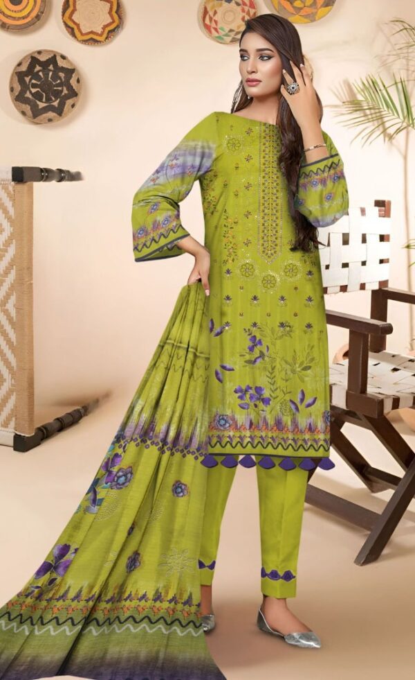 BAREEZA KOTRAI EMBROIDERED Unstitched l 3 PIECES