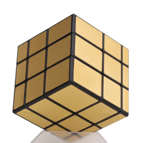 3x3 Puzzle Magic Mirror Speed Cube (Golden)