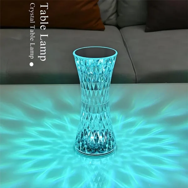 LED Touch Sensor Diamond Table Lamp Small Waist Crystal Decoration Light For Bar Bedroom Bedside Coffee Desk Night Lighting Gift - Image 5