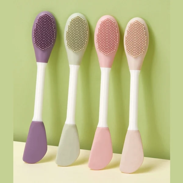 Silicone Face Mask Brush Applicator |  Facial Mask Brush for Mud, Clay, Charcoal Mixed Mask | only 1 piece. - Image 2