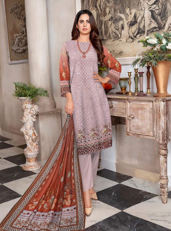 Nisha Designer  3 PIECES unstitched Party Wear| Summer 24