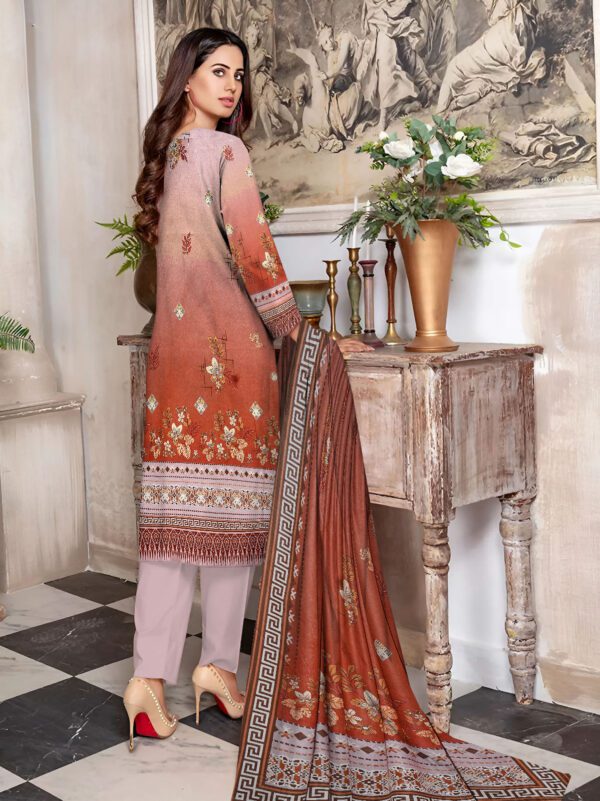 Nisha Designer  3 PIECES unstitched Party Wear| Summer 24 - Image 3