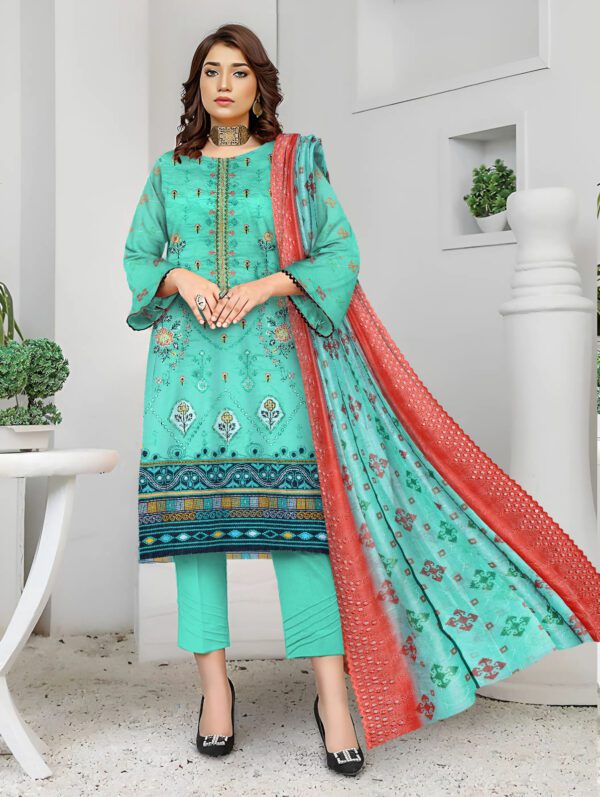 Munarq by Nisha Designer  3 PIECES Unstitched party Wear| Summer 24