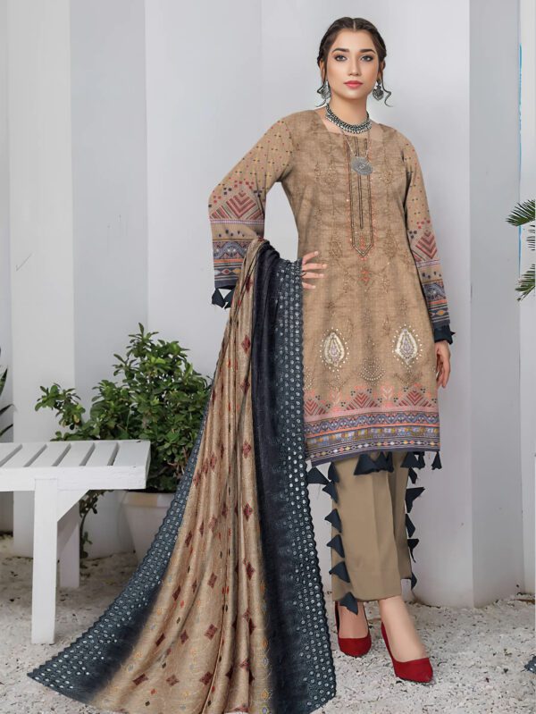 Munarq by Nisha Designer  3 PIECES Unstitched  Party Wear| Summer 24