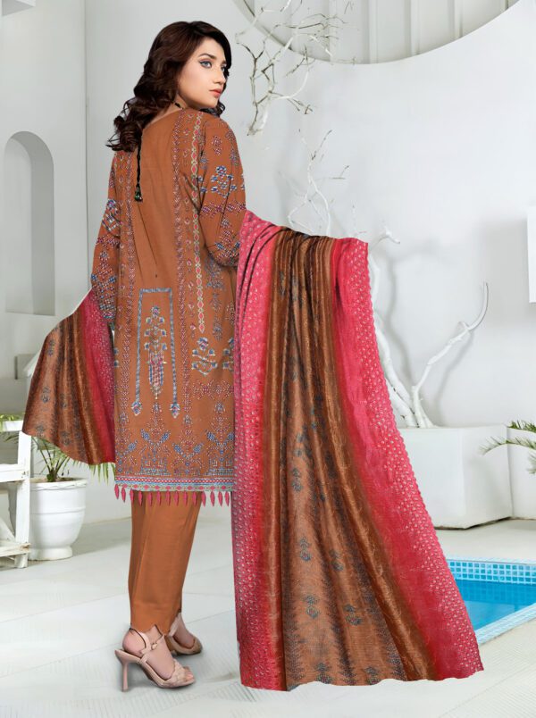 Munarq by Nisha Designer  3 PIECES Unstitched   Party Wear| Summer 24 - Image 2