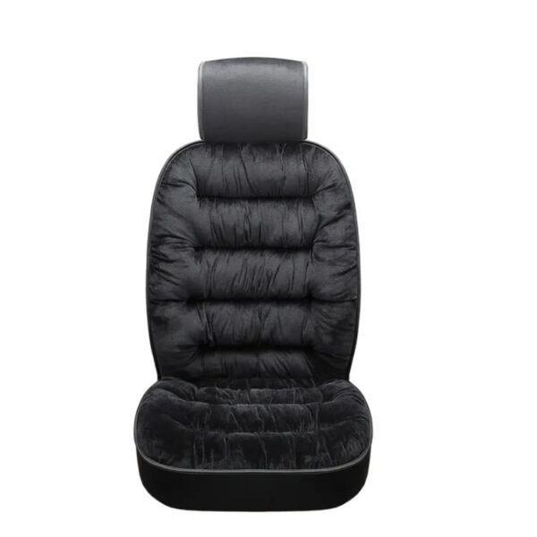 Car seat comforter | Car Cushion Seat |Back Support | Velvet Car Cushion Seat (Random Colors) - Image 3