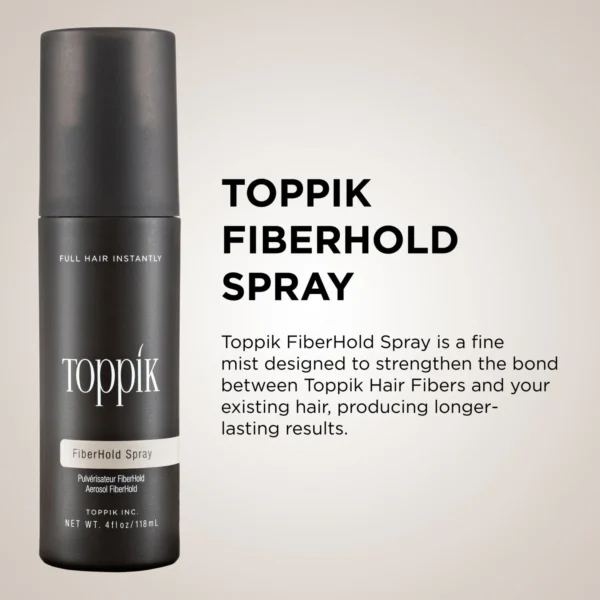 Toppik Fiber Hold Spray, Instant Fuller Looking Hair - Image 3