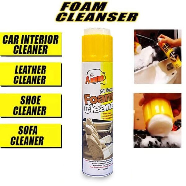 Aim All Purpose Foamy Cleaner 450.ML FOR CAR'S - Image 4